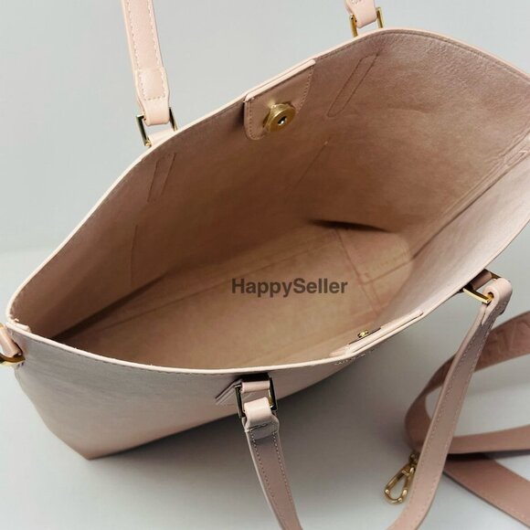 Michael Kors Tote Bag Handbag Purse Crossbody Strap Blush Pink Travel NEW - Picture 9 of 14